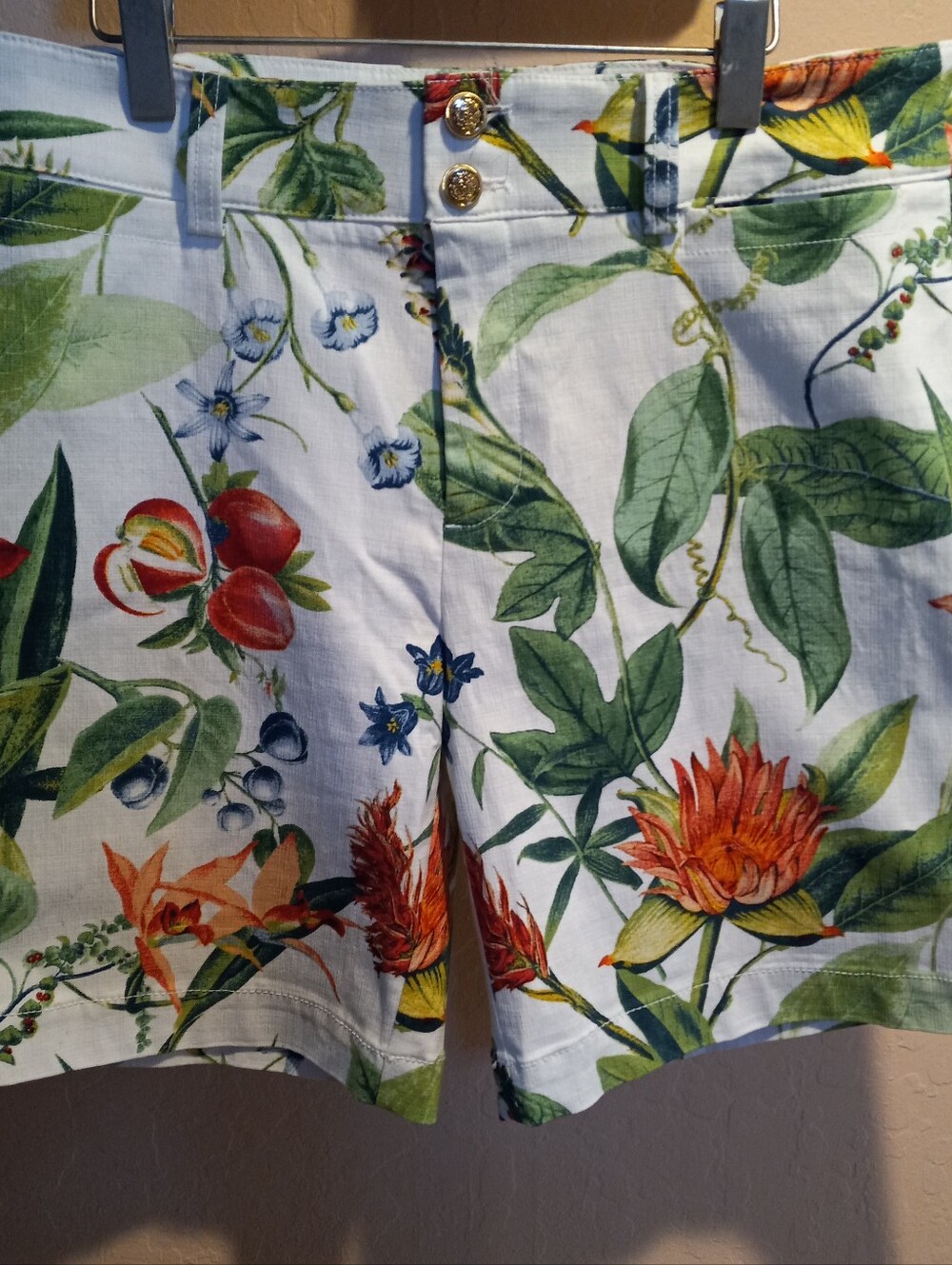 Womens Chico Tropical Print SHORTS